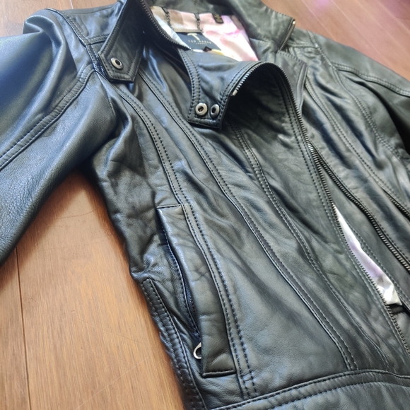 Ted Baker Roark Leather Jacket - Picture 7 of 11
